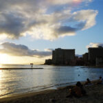 Sunset over Waikiki Beach – Honolulu
