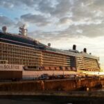 Sunset over the Celebrity Solstice