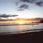 Sunset from Waikiki Beach